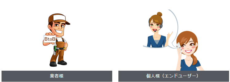 ロートアイアン,ロートアルミ,業者取引き,一般ユーザー,エンドユーザー