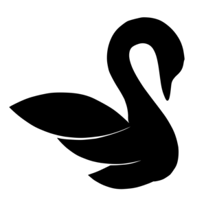 アイアン鳥装飾白鳥