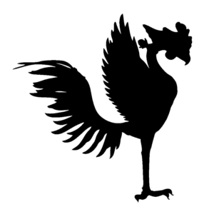 鳳凰のアイアン装飾