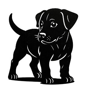 犬のアイアン装飾
