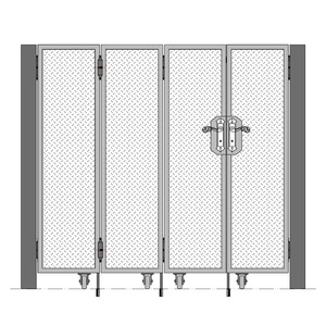 アイアン・アルミ折れ戸門扉バイフォルド型アイコン