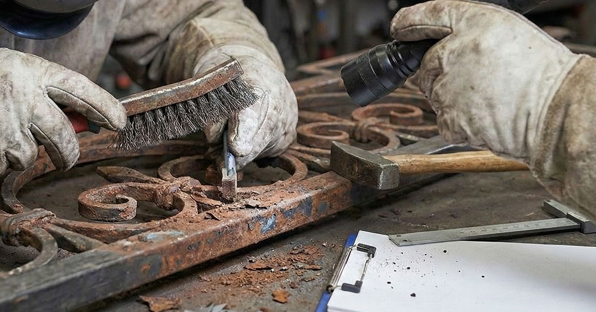 損傷状況の全体把握と修理方針の策定