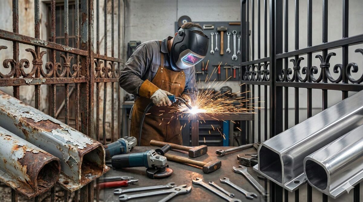 アイアン・アルミ製品の修理・錆取り修復｜他社製品も対応可