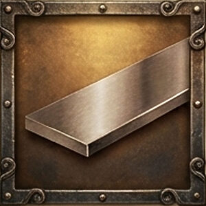 ロートアイアンのフラットバー（平鉄）素材｜パネルや格子に使う基本部材サンプル