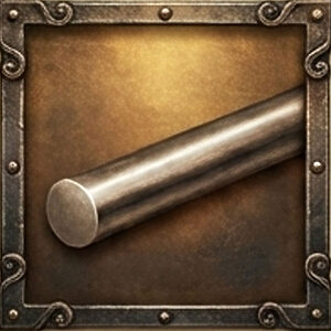 ロートアイアンの丸棒（無地）素材｜手すり・装飾パーツ向け丸鋼サンプル