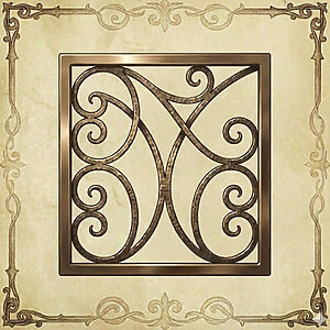 ロートアイアン・アルミの特殊素材仕上げ「鎚起（ついき）加工」：職人の打ち出しによる鱗状の高級テクスチャ詳細