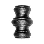 アイアン製縦格子用のブッシュ装飾