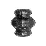 アイアン製縦格子用のブッシュ装飾