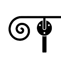 補助手すりや階段用ハンドレールをイメージしたロートアイアン手すりのアイコン